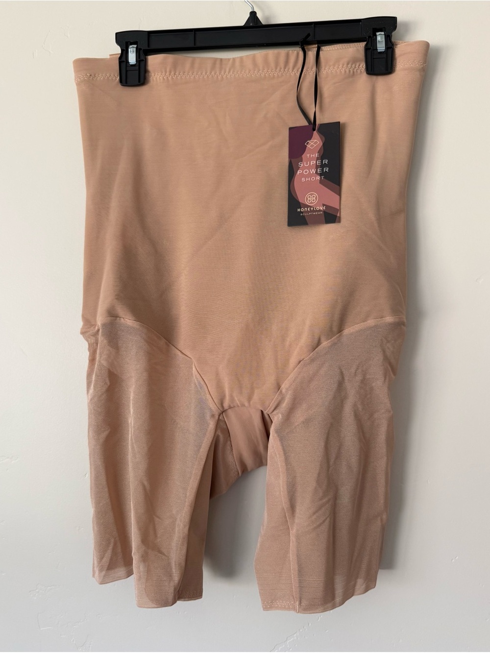 Honeylove Nude Sculpting Short with Mesh Tag